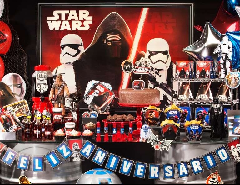 kit para festa - tema: Star Wars - Perylampo Store