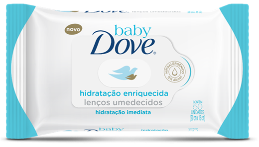 Lenços umedecidos - Baby Dove
