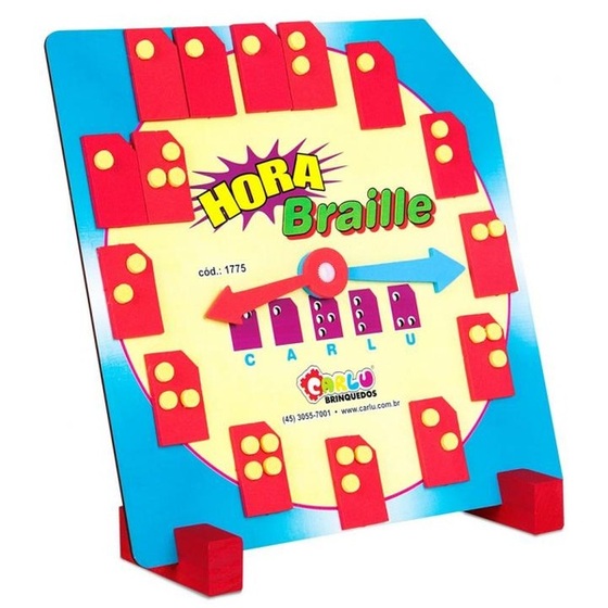 Hora Braille - Carlu Brinquedos