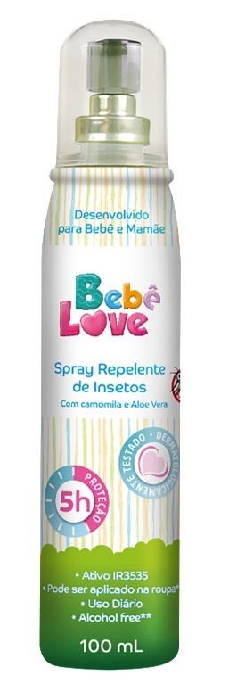 Bebê Love Spray Repelente de Insetos