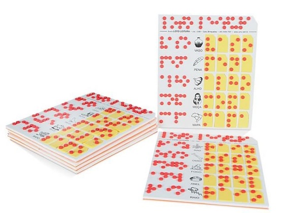 Braille Loto Leitura - Carlu Brinquedos